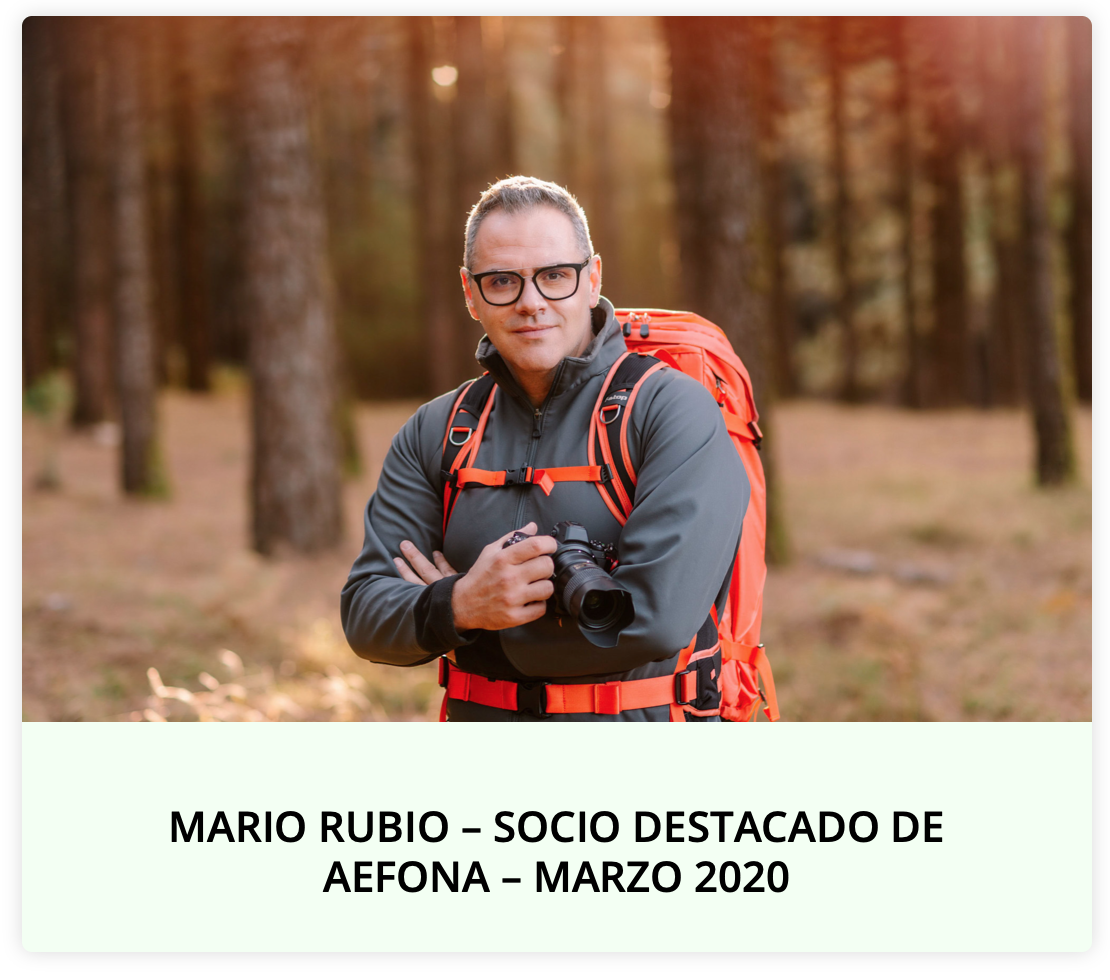 ¡Qué alegría! Socio destacado en AEFONA marzo 2020