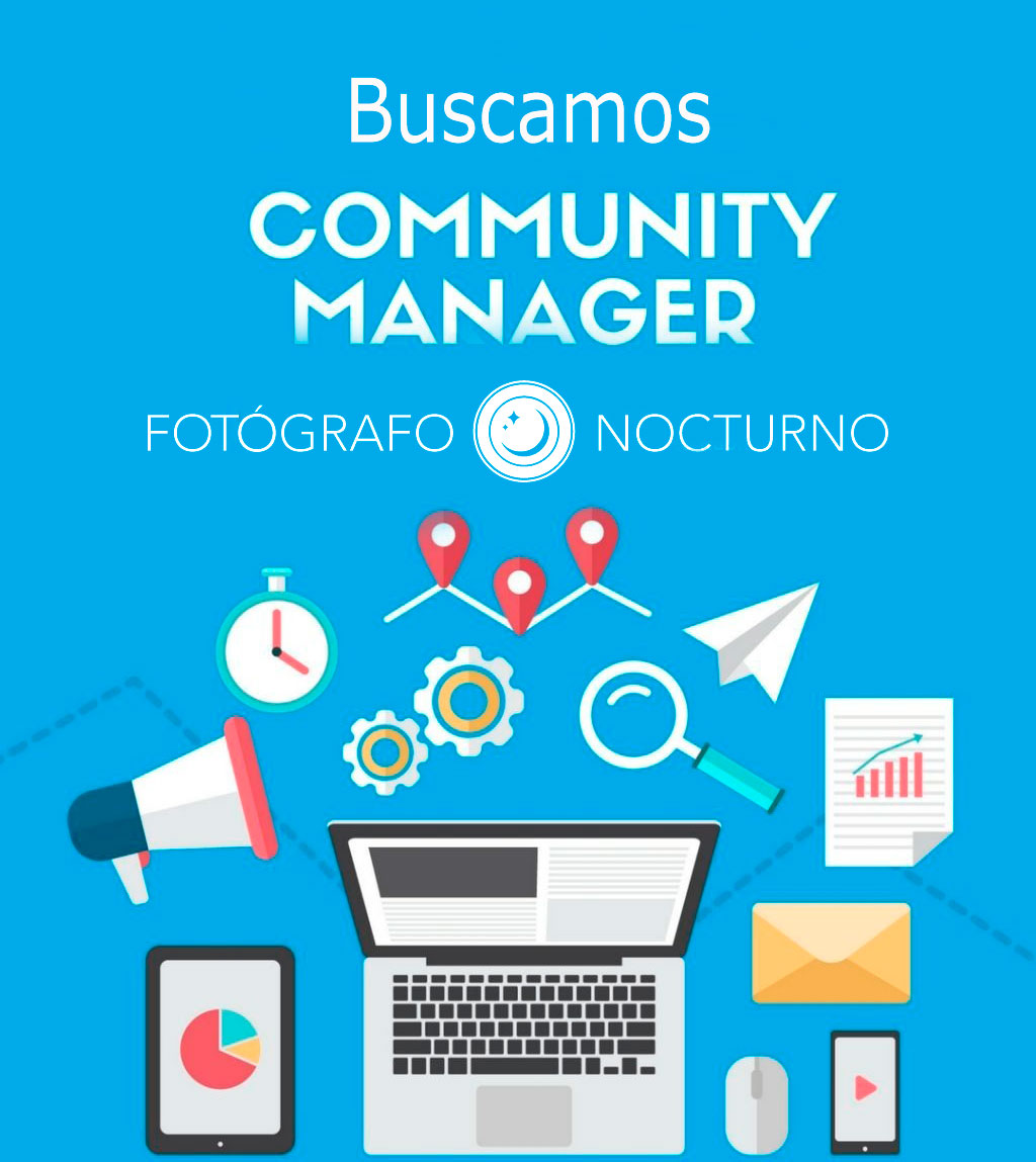 Buscamos Community Manager para Fotógrafo Nocturno