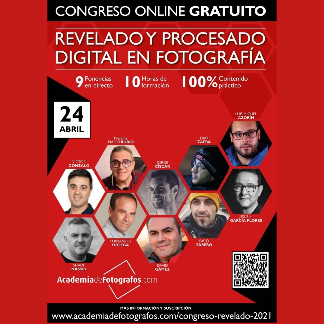 Congreso online de revelado y procesado digital en fotografía